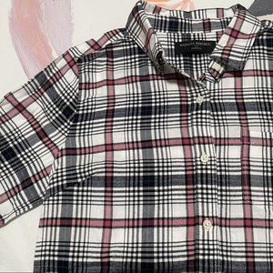 NWOT Banana Republic plaid flannel long sleeve